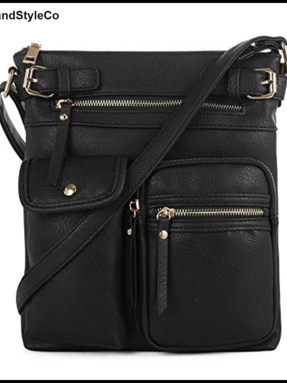SG SUGU Katie Lightweight Medium Crossbody Bag Shoulder Bag with Multi Pocket